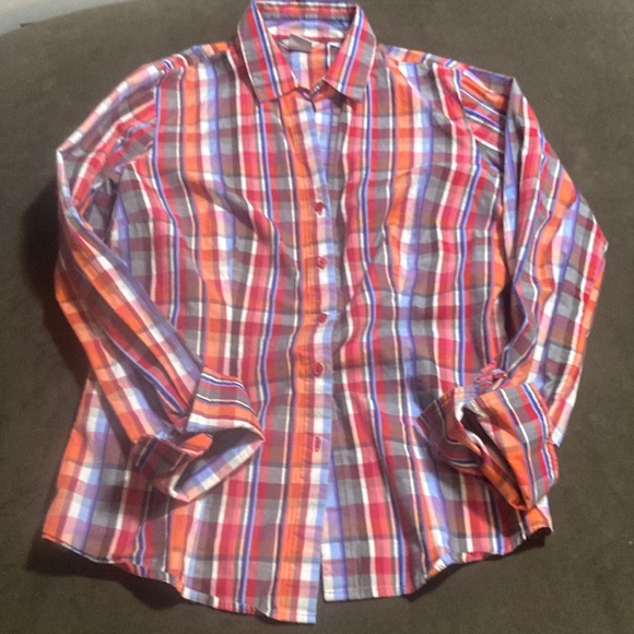 Tristan multi coloured button down shirt - Picture 1 of 5